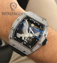 Thumbnail von Richard Mille [NEW][UNIQUE] RM 57-02 Falcon White Gold Full Set Diamonds Tourbillon