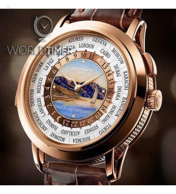 Patek Philippe [NEW] 5531R WorldTime Minute Repeater Lake Geneva Lavaux Vineyard Terrace Shore Dial