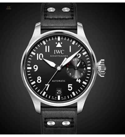 IWC [NEW] Big Pilot Black Dial Automatic IW500912 (Retail:HK$105,000) 