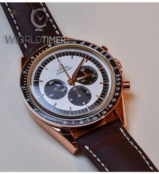 OMEGA [NEW] Speedmaster Moonwatch Numbered Edition 18K Sedna Gold 311.63.40.30.02.001