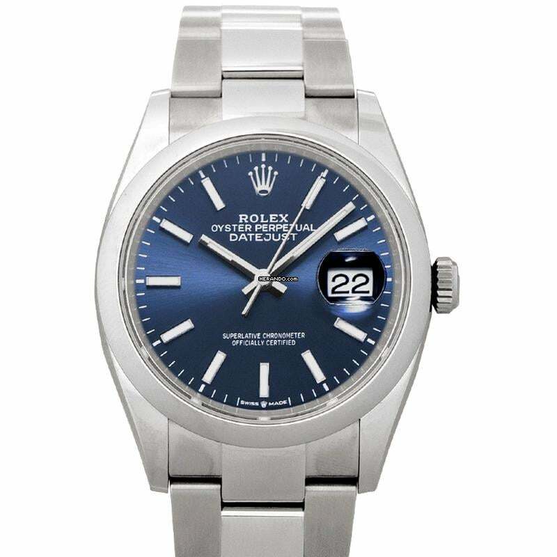 Rolex Datejust 36 126200-0006 - Datejust 36 Automatic Blue Dial Oystersteel Men's Watch </h1>