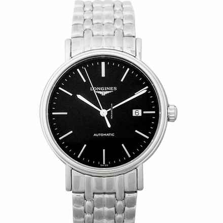  Longines Présence L49224526 - Presence Automatic Black Dial Mens Watch </h1> 
