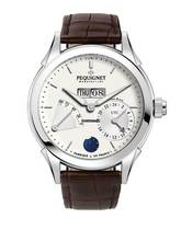 Thumbnail von Pequignet Rue Royale GMT 3 Options Blue grey or white dial