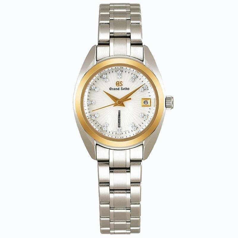 Grand Seiko STGF334 - Ladies models Quartz White Dial Titanium Ladies Watch </h1>