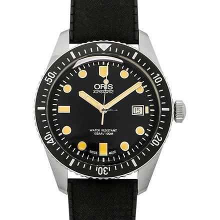  Oris Divers Sixty Five 01 733 7720 4054-07 4 21 18 - Divers Sixty-Five Automatic Black Dial Rubber Strap Men's Wa </h1> 