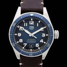 Thumbnail von TAG Heuer Autavia WBE5116.FC8266 - Autavia Calibre 5 Chronometer Automatic Blue Dial Men's Watch </h1>