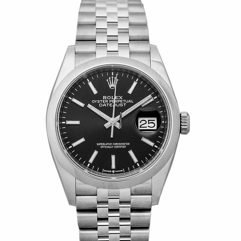 Rolex Datejust 36 126200-0003 - Datejust 36 Automatic Black Dial Oystersteel Men's Watch </h1>