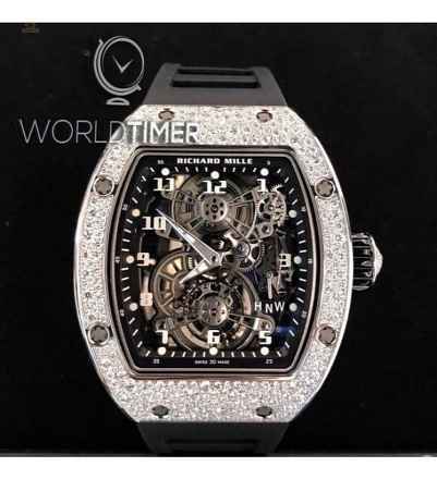 Richard Mille [NEW MODEL] RM 17-01 White Gold Full Set Diamonds Tourbillon