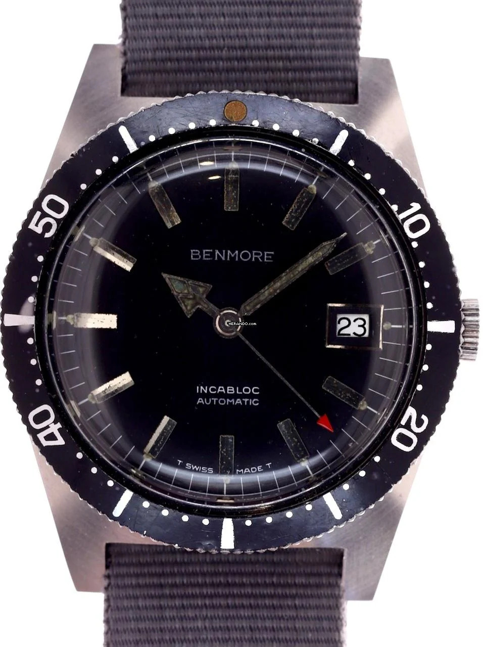 Benmore Gents Automatic Divers wristwatch Incabloc Automatic </h1>