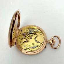 Thumbnail von Alpina Taschenuhr Union Hologére SA Chronométre 585/000 Roségold </h1>