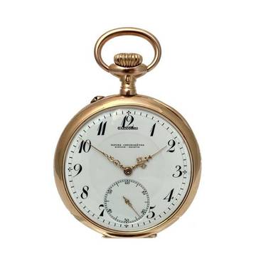  Alpina Taschenuhr Union Hologére SA Chronométre 585/000 Roségold </h1> 