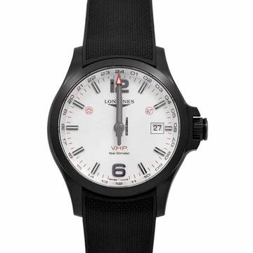  Longines Conquest L37282769 - Conquest VHP GMT Quartz Silver Dial Men's Watch </h1> 