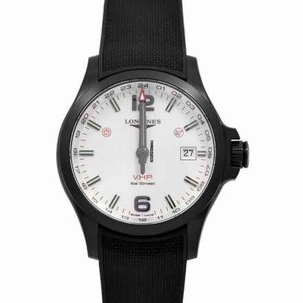  Longines Conquest L37282769 - Conquest VHP GMT Quartz Silver Dial Men's Watch </h1> 