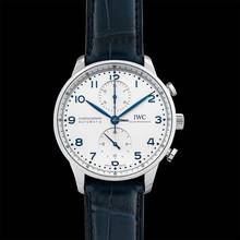 Thumbnail von IWC Portugieser Chronograph IW371605 - Portugieser Automatic Chronograph Silver Dial Unisex Watch </h1>
