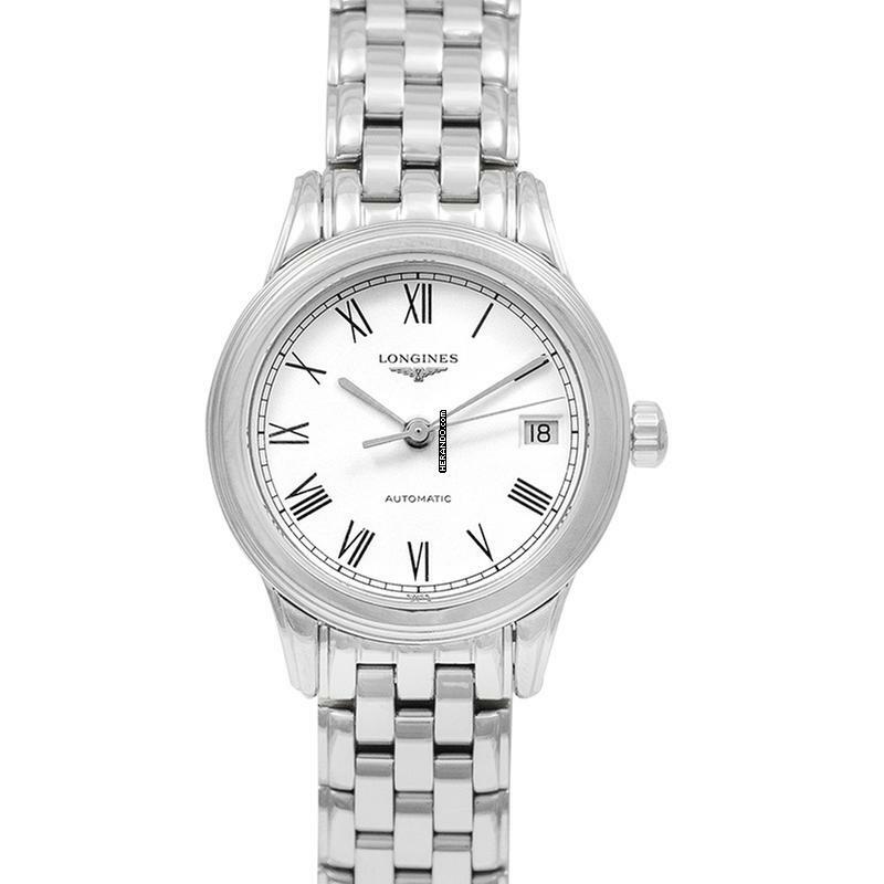 Longines Flagship L42744116 - Flagship Automatic White Dial Ladies Watch </h1>
