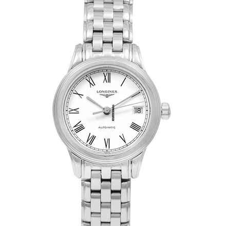  Longines Flagship L42744116 - Flagship Automatic White Dial Ladies Watch </h1> 
