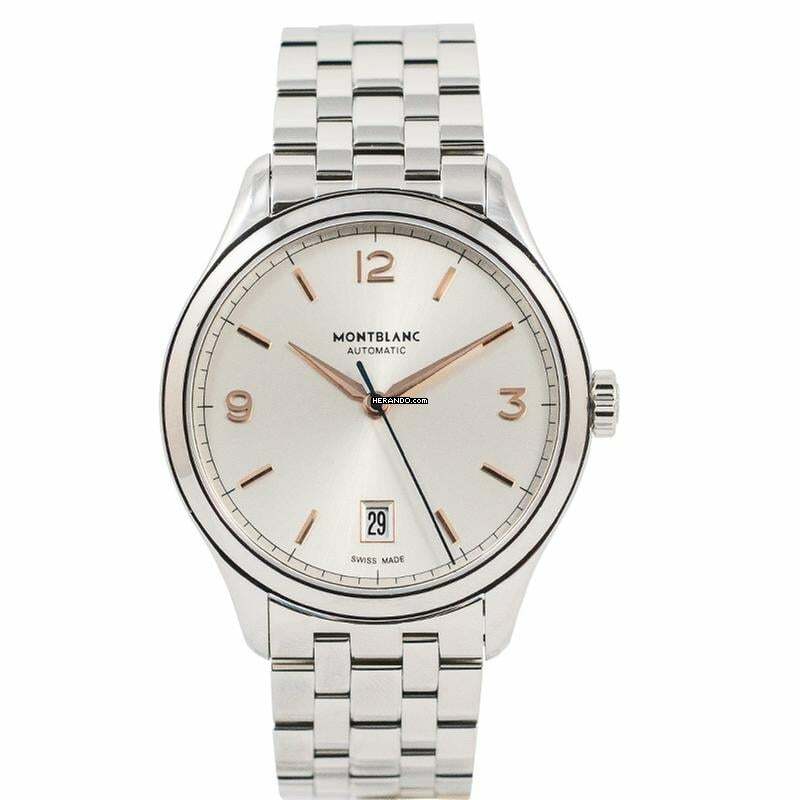 Montblanc Heritage Chronométrie MB112519 - Heritage Chronométrie Automatic Silver Dial Stainless Steel Men's Watch </h1>