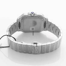 Thumbnail von Cartier Santos WSSA0018 - Santos Silvered Opaline Dial Men's Watch </h1>