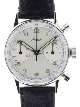  Minerva Gents Wristwatch Chronograph </h1> 