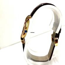 Thumbnail von Cartier VERMEIL COLISÈE Quartz Electroplated Ladies Watch 0.55TCW Pi </h1>