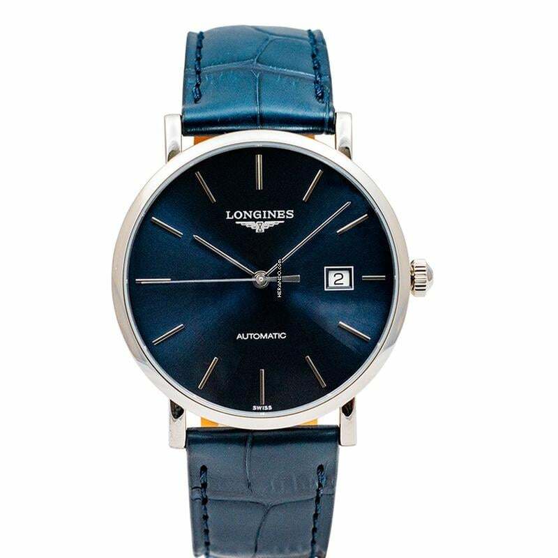 Longines Elegant L49104922 - The Longines Elegant Collection Automatic Blue Dial Men's Watch </h1>
