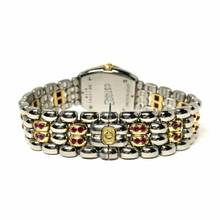 Thumbnail von Chopard Gstaad Quartz 24mm 2 Tone DIAMONDS & Red Rubies Watch </h1>