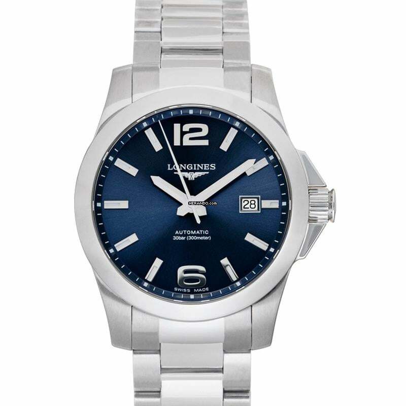 Longines Conquest L37774996 - Conquest Automatic Blue Dial Men's Watch </h1>