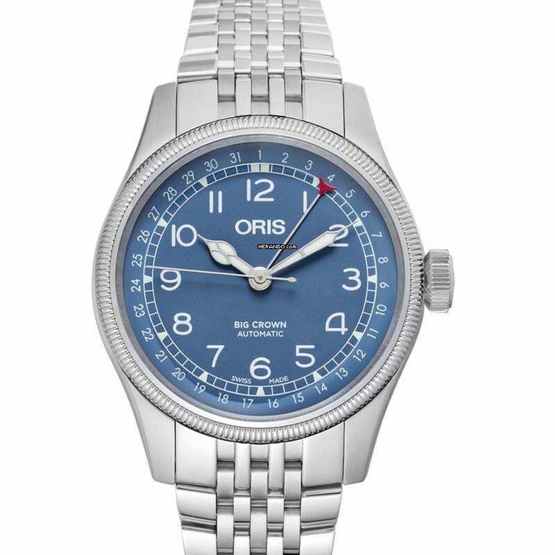 Oris Big Crown Pointer Date 01 754 7741 4065-07 8 20 22 - Big Crown Pointer Date Automatic Blue Dial Men's Watch </h1>