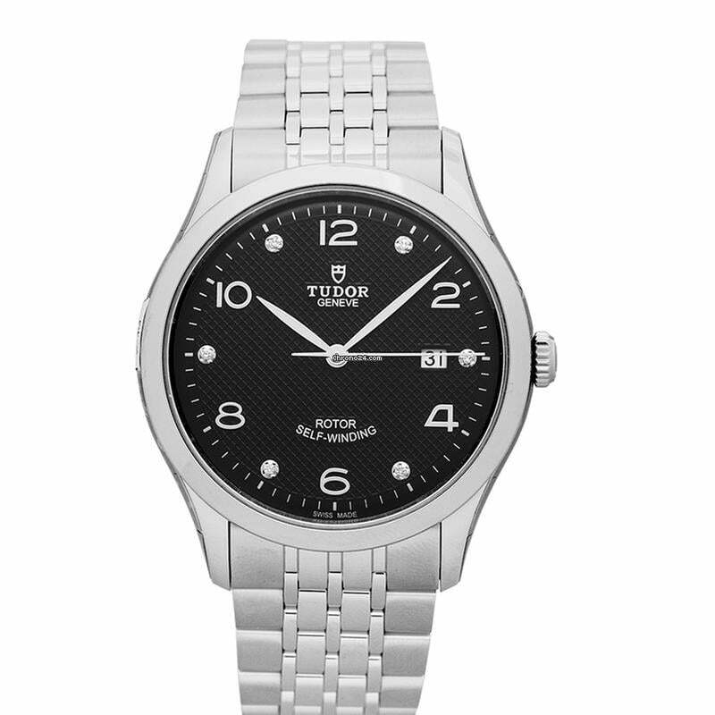 Tudor 1926 91650-0004 - 1926 Baselworld 2018 Automatic Black Dial Diamond Index Men's Watch </h1>