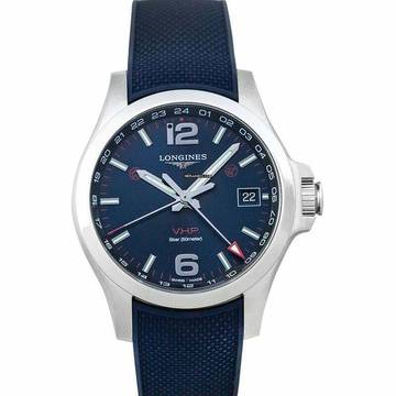  Longines Conquest L37184969 - Conquest VHP GMT Quartz Blue Dial Men's Watch </h1> 