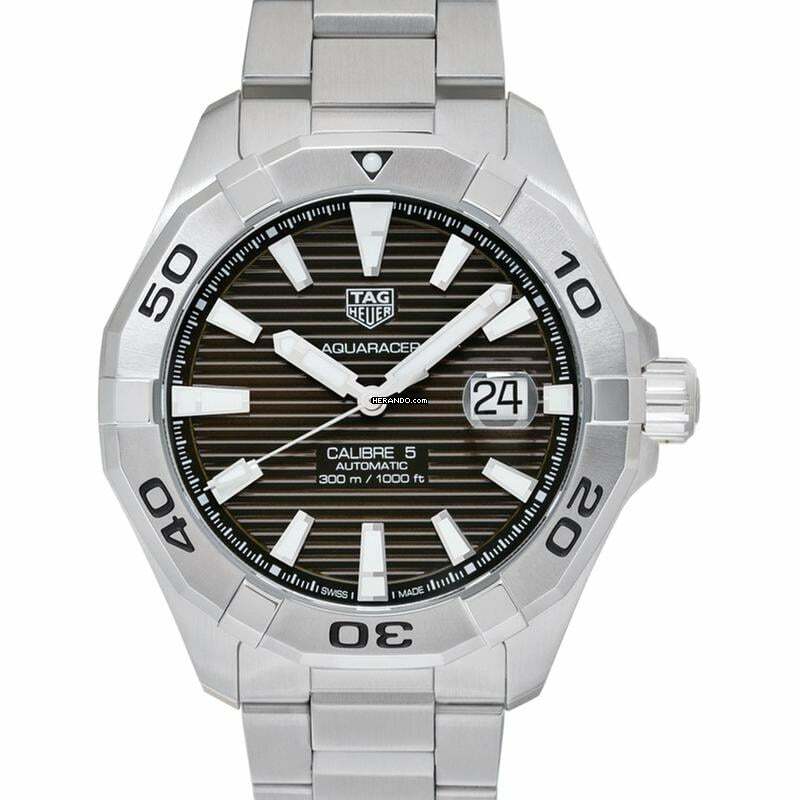 TAG Heuer Aquaracer 300M WAY2018.BA0927 - Aquaracer Automatic Brown Dial Men's Watch </h1>