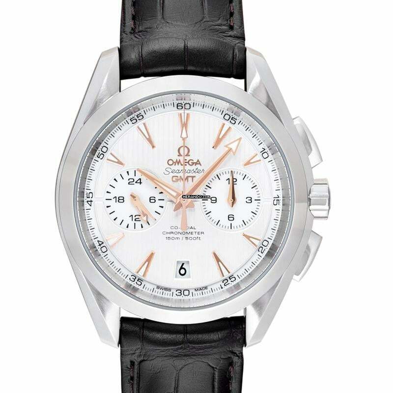 Omega Seamaster Aqua Terra 231.13.43.52.02.001 - Seamaster Aqua Terra Co-Axial GMT Chronograph Automatic Silver Dial </h1>