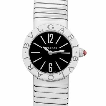  Bulgari 102097 - Tubogas Quartz Black Dial Ladies Watch </h1> 
