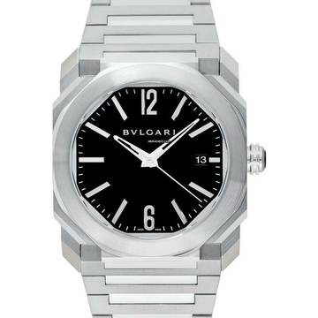  Bulgari Octo 102104 - Octo Solotempo Automatic Black Dial Men's Watch </h1> 