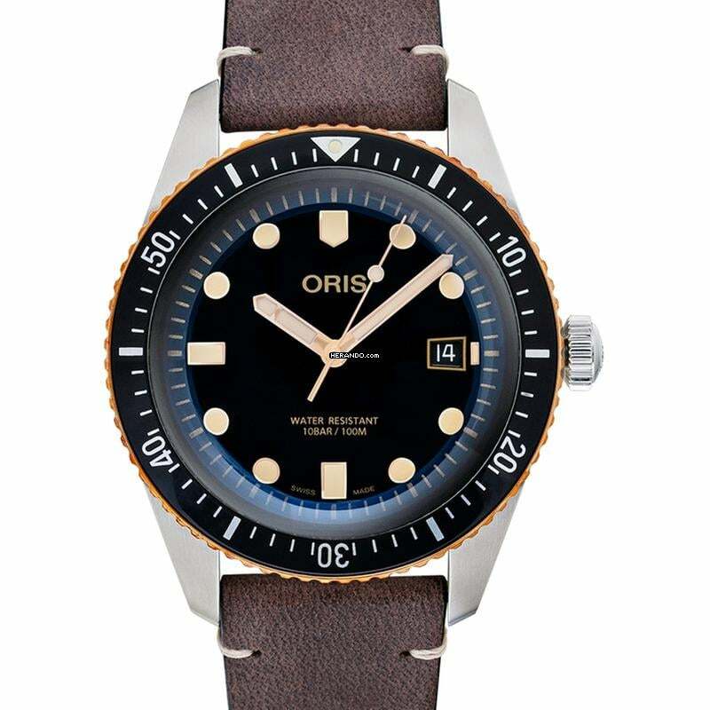 Oris Divers Sixty Five 01 733 7720 4354-07 5 21 44 - Divers Sixty-Five Automatic Black Dial Men's Watch </h1>