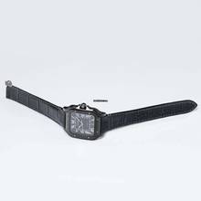 Thumbnail von Cartier Santos WSSA0039 - Santos De Cartier Automatic Black Dial Men's Watch </h1>