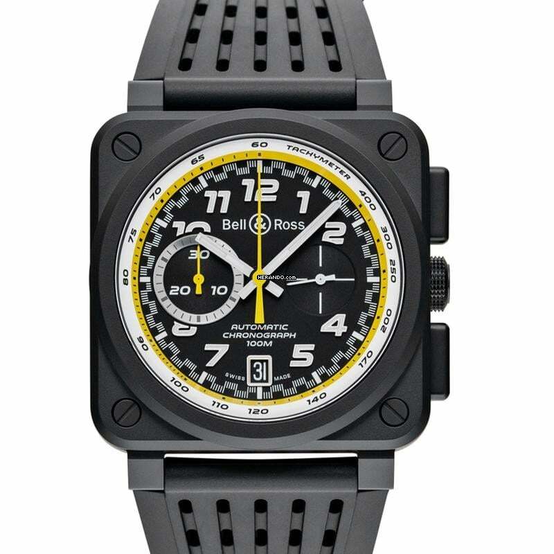 Bell & Ross BR 03-94 Chronographe BR0394-RS20/SRB - Automatic Black Dial Ceramic Men's Watch </h1>