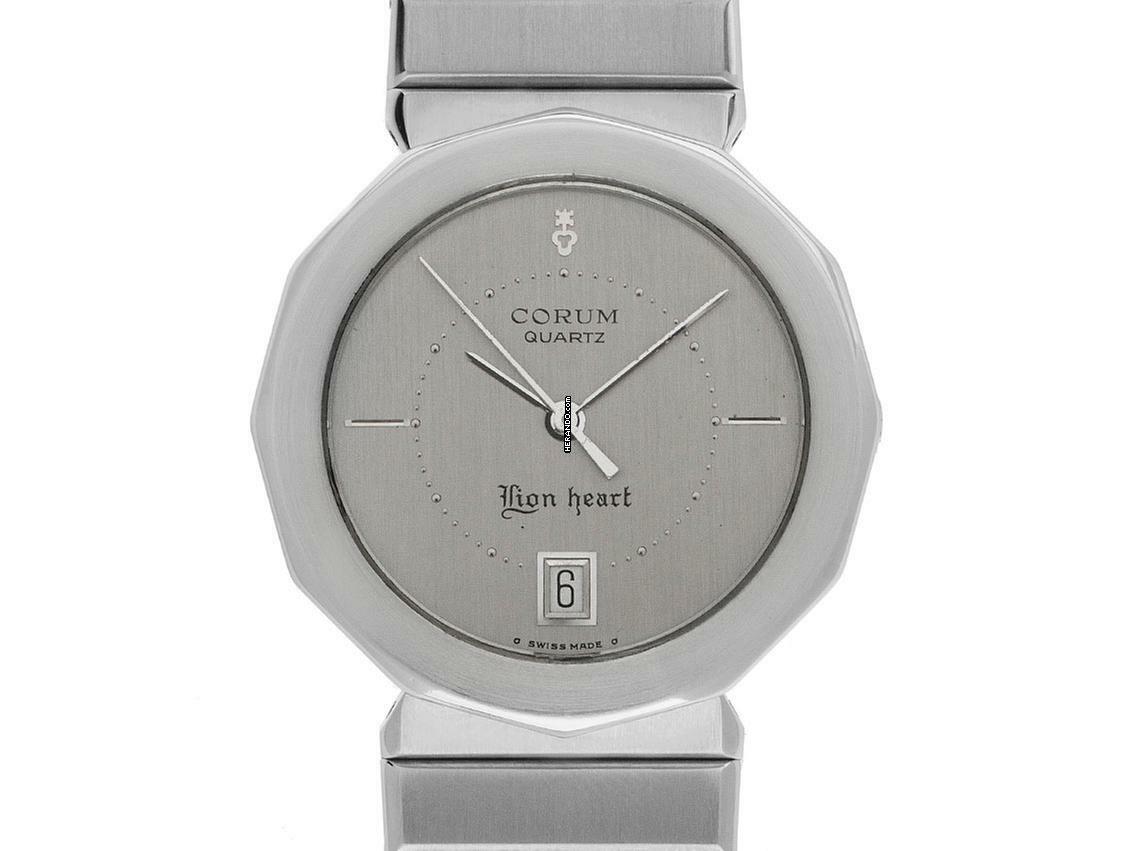 Corum Lion Heart Ref.36800V13 1989 original Box sehr gut Vintage