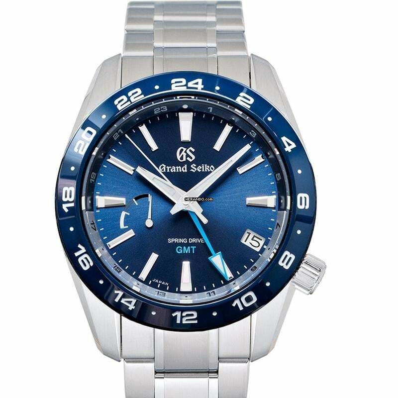 Grand Seiko SBGE255 - 9R Spring Drive Automatic Blue Dial Steel Men's Watch </h1>