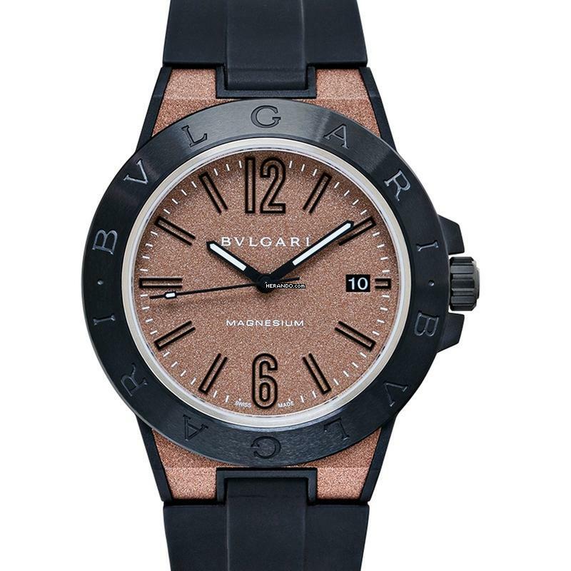 Bulgari Diagono 102306 - Diagono Magnesium Automatic Brown Dial Men's Watch </h1>
