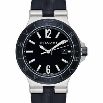  Bulgari Diagono 102029 - Diagono Automatic Black Dial Men's Watch </h1> 