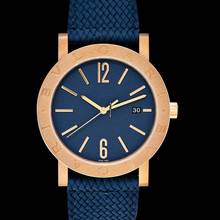 Thumbnail von Bulgari 103132 - Automatic Blue Dial Men's Watch </h1>