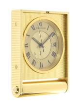 Thumbnail von Jaeger-LeCoultre Memovox Gents rectangular Travel Clock Pocket Watch Memovox Alarm and small Desk Clock </h1>