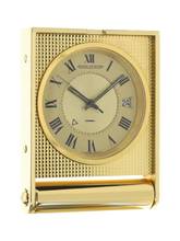 Thumbnail von Jaeger-LeCoultre Memovox Gents rectangular Travel Clock Pocket Watch Memovox Alarm and small Desk Clock </h1>