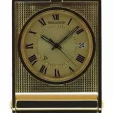 Thumbnail von Jaeger-LeCoultre Memovox Gents rectangular Travel Clock Pocket Watch Memovox Alarm and small Desk Clock </h1>