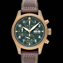 Thumbnail von IWC Fliegeruhr Spitfire Chronograph IW387902 - Pilot’s Watch Chronograph Spitfire Automatic Green Dial Men's Watch </h1>
