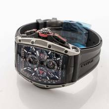 Thumbnail von Cvstos CVT-CHR3-RED-5NBKTT-1001 - Chrono Automatic skeleton Dial Titanium Men's Watch </h1>