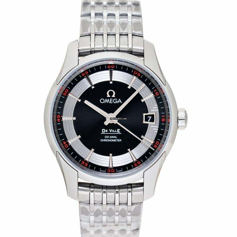 Omega De Ville Hour Vision 431.30.41.21.01.001 - De Ville Hour Vision Co-Axial 41 mm Automatic Black Dial Stainless S </h1>