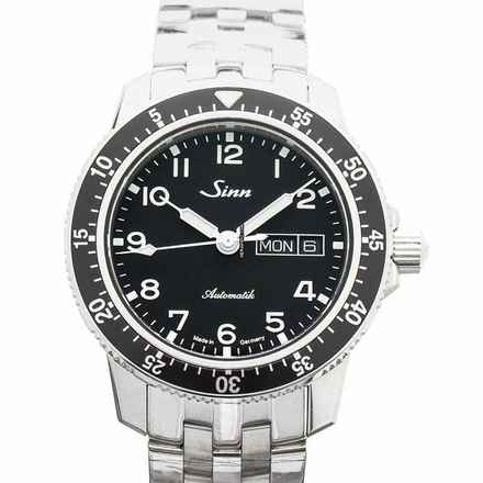  Sinn 104 104.011 - 104 St Sa A Pilot Watch Black Dial Stainless Steel 41mm </h1> 