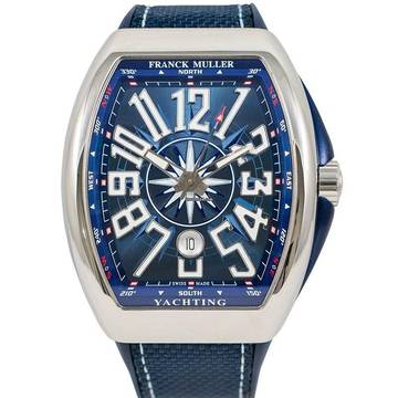  Franck Muller Vanguard V 45 SC DT AC YACHT (BL) - VANGUARD Automatic blue Dial Stainless Steel Men's Watch </h1> 